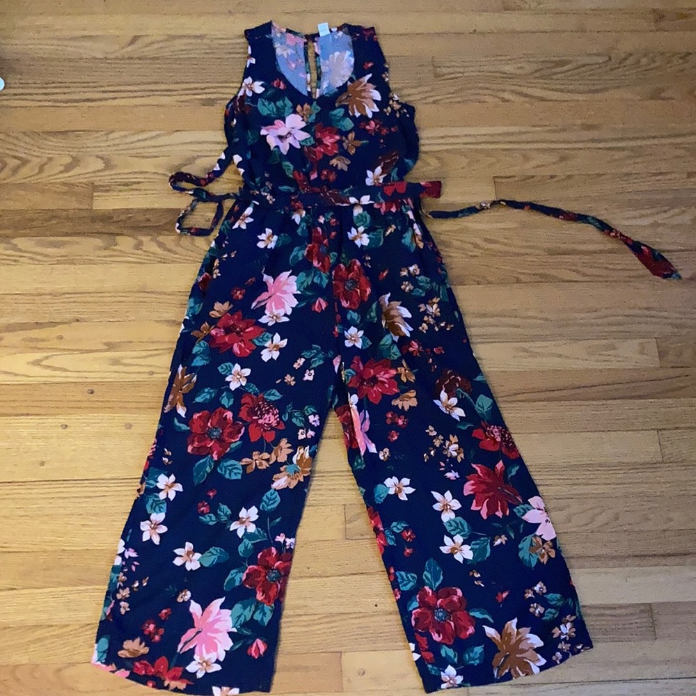 Old Navy Floral Jumpsuit